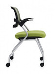 Global Total Office Global Spritz Mesh Back Training Room Chair with Flip Seat 6765C 