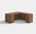 Cherryman Office Furniture Cherryman Amber Reversible L Desk AM-417N 