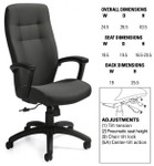 Global Total Office Global Synopsis High Back Tilter Office Chair 5090-4