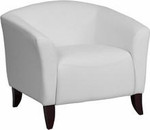  Flash Furniture Imperial Series White Leather Guest Chair 