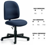 Global Total Office 3254 Granada Low Back Task Chair