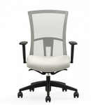 Global Total Office 6321-8 Vion High Back Mesh Chair with Fabric Seat