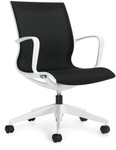  Global Total Office 8457 Solar Mesh Chair with Alabaster Frame (4 Colors Available!) 