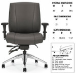 Global Total Office Global Triumph Mid Back Task Chair 3651-3