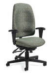 Global Total Office Global TS3217 Granada High Back 24 Hr. Heavy Duty Multi Tilter Chair