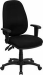  Flash Furniture Mid Back Ergonomic Computer Chair with Adjustable Arms 