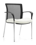 Global Total Office Global Vion Series Mesh Back Side Chair 6325 