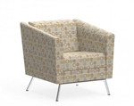 Global Total Office Global Wind Modern Fabric Lounge Chair 3361