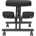  Flash Furniture Mobile Kneeling Chair in Black Fabric WL-1420-GG 