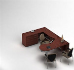 Global Total Office Global Zira Collaborative U-Desk