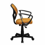  Flash Furniture Orange Mesh Chair with Arms 