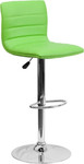 Flash Furniture Cool Armless Bar Stool with Green Vinyl Upholstery by Flash Furniture 