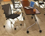 Mayline Group Mayline 24" x 66" Sync Rectangular Table for Training Room