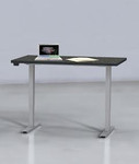 Mayline Group Mayline 60" x 24" ML Series 2 Stage Height Adjustable Table 5222460H (Multiple Finish Options!)