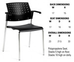 Global Total Office Global Sonic Guest Chair 6513