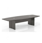 Mayline Group Mayline Aberdeen 10' Gray Steel Finished Conference Table ACTB10LGS (Available with Power!)