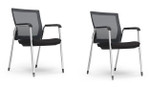 Cherryman Office Furniture Pack of 2 iDesk Oroblanco 403B Side Chairs 