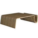  Modway Polaris Wood Coffee Table with Walnut Finish EEI-2091 