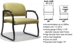 RFM Preferred Seating Evergreen Big an Tall Guest Chair 604A