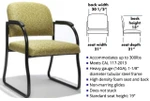 RFM Preferred Seating Evergreen Guest Chair 603A