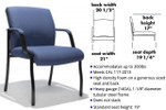 RFM Preferred Seating Sidekick Guest Chair 701A