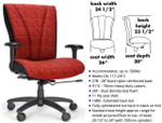 RFM Preferred Seating Sierra Big & Tall Managers Chair 85250