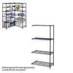 Safco Products Safco 18" x 36" Wire Shelving Unit 5285BL 