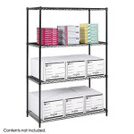 Safco Products Safco 24" x 48" Wire Shelving Unit 5294BL 