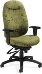 Global Total Office Global 1170-3 Granada Deluxe Adjustable Computer Chair 