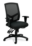  Offices To Go 11769B Mesh Back Multi-Function Chair with Arms 