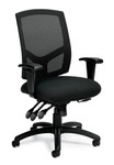 Offices To Go 11769B Mesh Back Multi-Function Chair with Arms