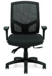Offices To Go 11769B Mesh Back Multi-Function Chair with Arms