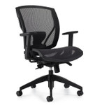 Offices To Go 2821 Black Mesh Synchro Tilt Task Chair