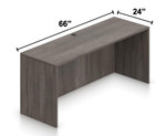  Offices To Go 66" x 24" Executive Credenza Shell 