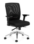 Offices To Go Black Mesh Executive Chair 10904B 