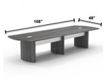Mayline Group Mayline Medina 14 ft Conference Table MNC14 (Available With Power!)