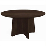 Mayline Group Mayline Medina 48" Round Top Conference Room Table with Mocha Finish