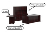  Offices To Go Mahogany Office Furniture Package SL-21-AML 