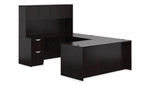 Offices To Go SL-15-AEL Espresso Office Desk Layout