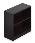 Offices To Go SL30BC-AEL Espresso Bookcase with Adjustable Shelf