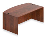 Offices To Go Superior Laminate Bow Front Desk Shell