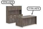  Offices To Go Superior Laminate Executive Furniture Set SL-23 (5 Finishes Available!) 