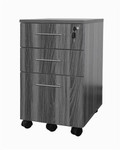 Mayline Group Mayline Medina MNBBFLGS Locking Box Box File Pedestal