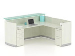 Mayline Group Mayline Medina Modern Reception Desk MNRSLBF