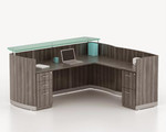 Mayline Group Mayline Medina Modern Reception Desk MNRSLBF
