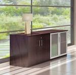 Mayline Group Mayline Medina Series 72" Locking Low Wall Cabinet in Mocha