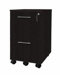 Mayline Group Mayline Medina Series Mocha Finished File File Desk Pedestal