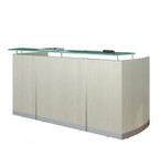 Mayline Group Mayline Medina Series Textured Sea Salt Finished Reception Desk