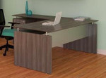 Mayline Group Mayline Medina Straight Front Desk with Return and Pedestal