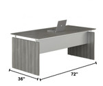 Mayline Group Mayline MNDS72 Medina 72" Floating Top Desk